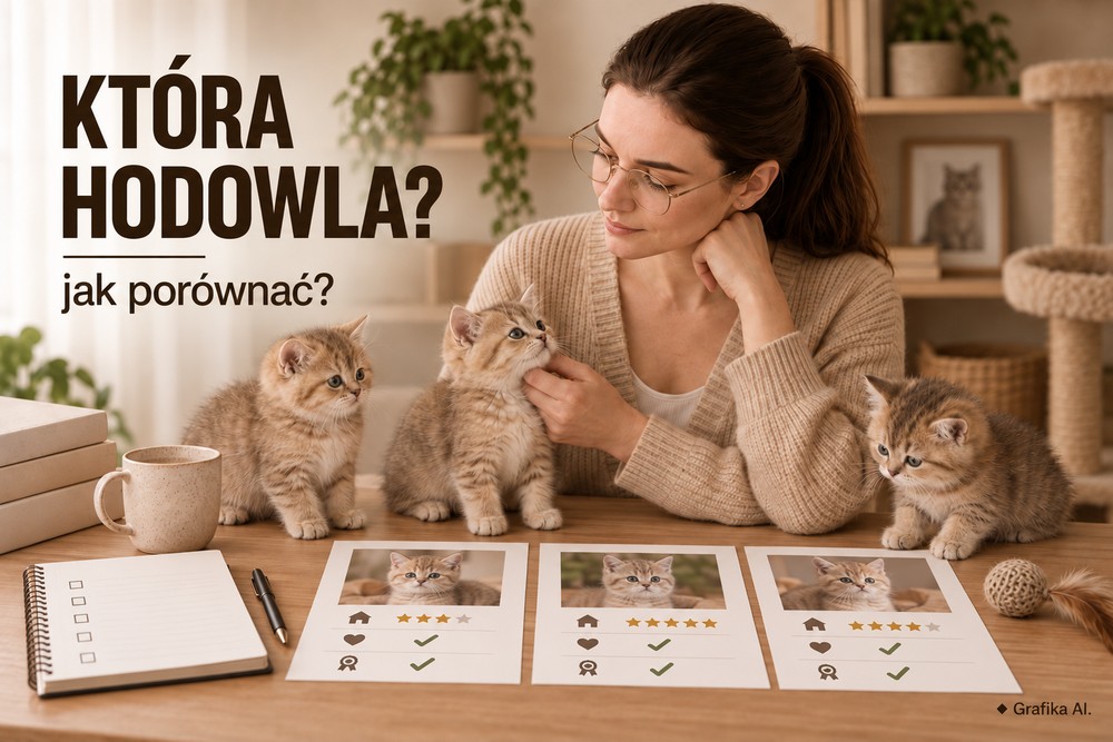 Jak porównać kilka hodowli tej samej rasy kota?